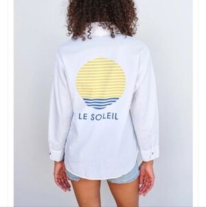 SUNDRY Le Soleil Button Down Shirt